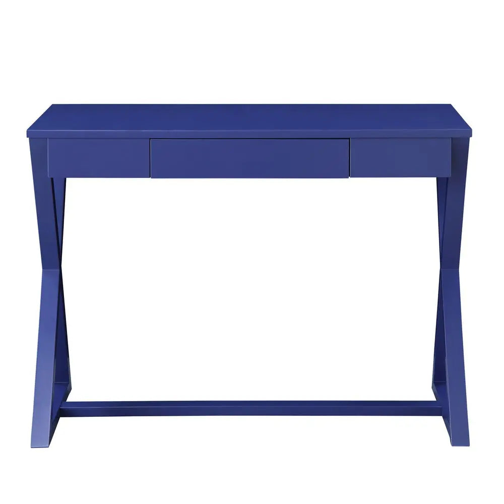 42" Blue Writing Desk HomeRoots