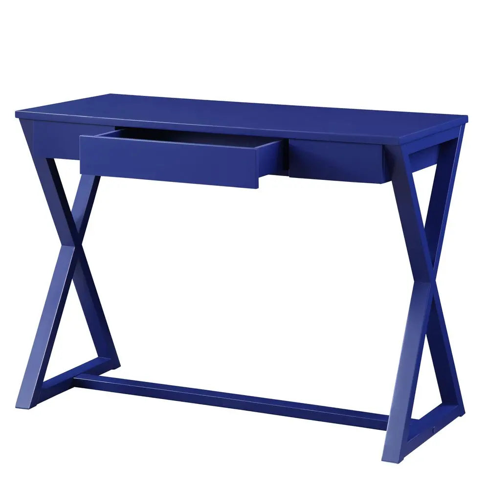 42" Blue Writing Desk HomeRoots