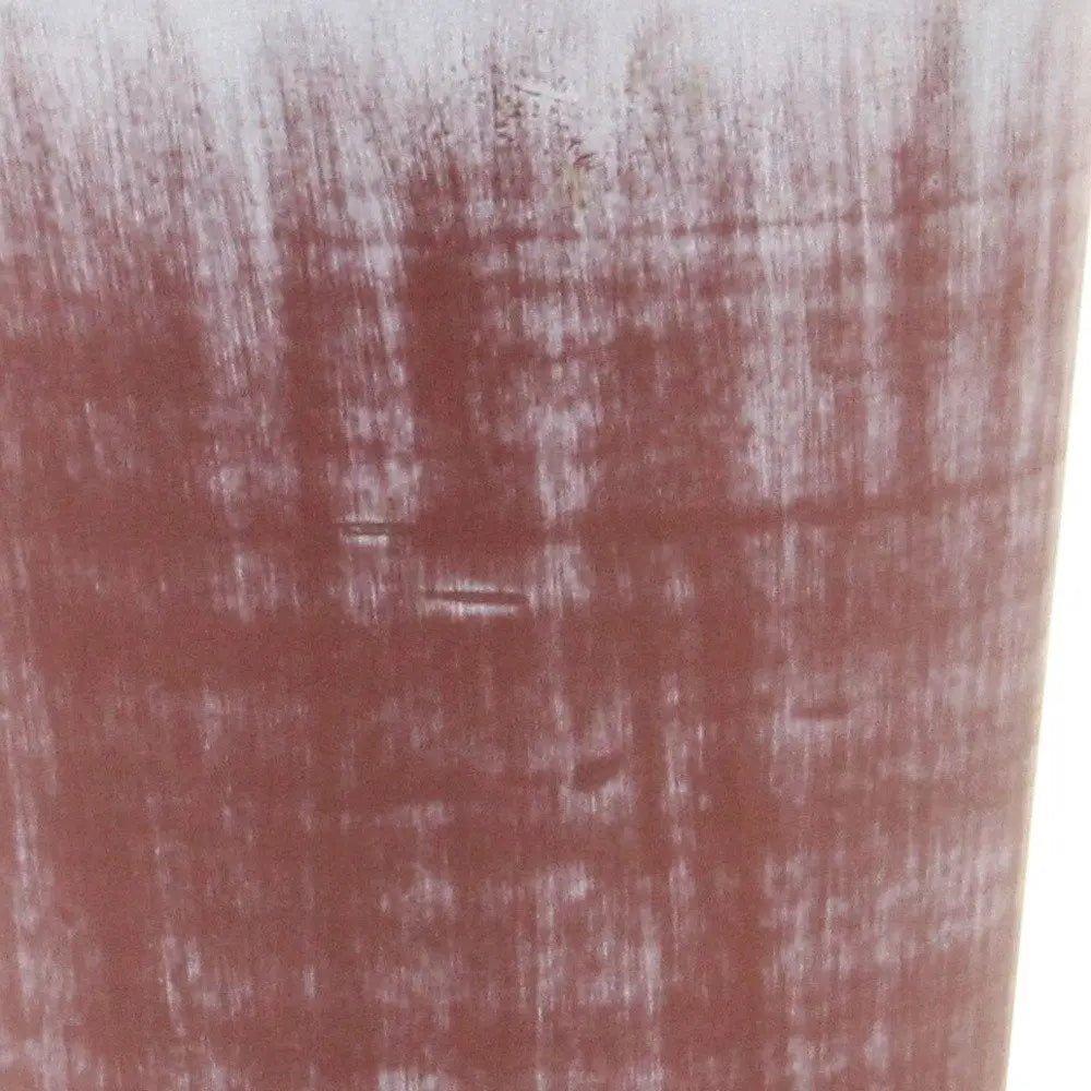 5" Brown and Ivory Textural Tone On Tone Recycled Plastic Indoor Outdoor Round Pot Planter - NOBLE HOME INTERIORS