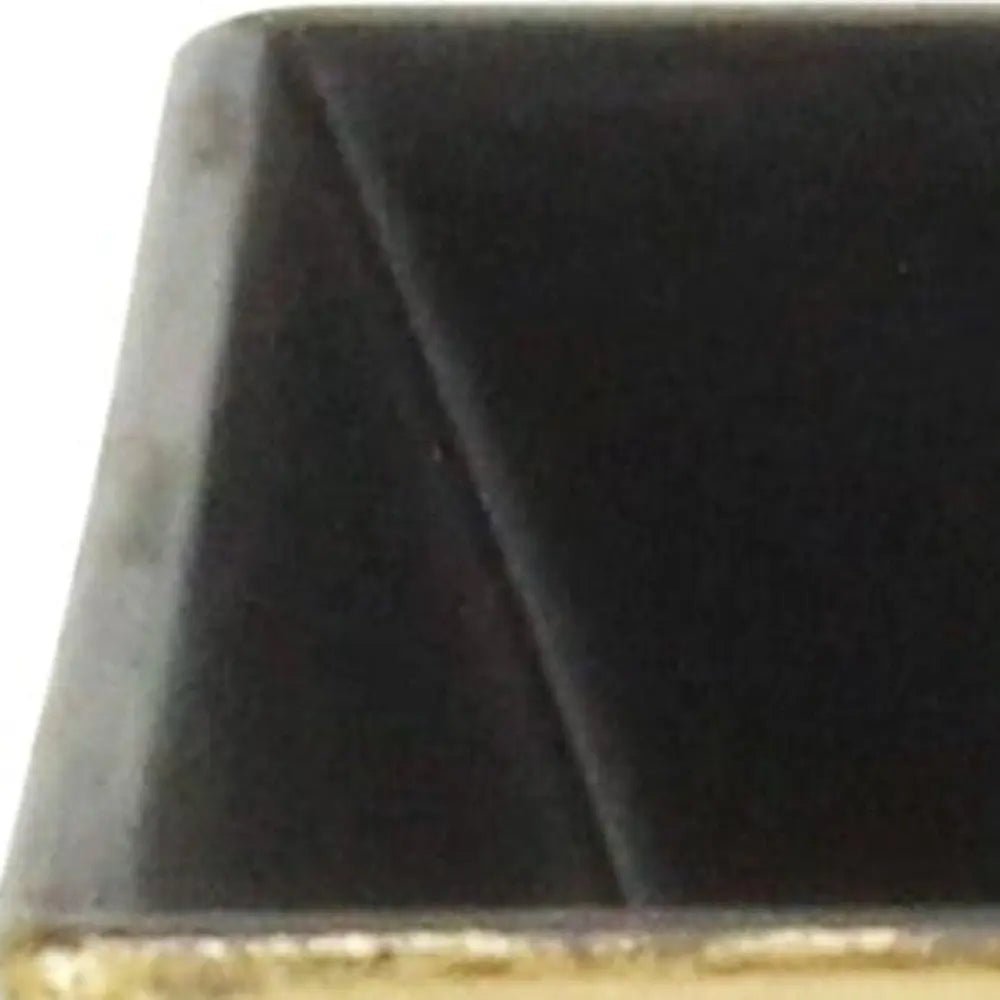 5" Gold Recycled Plastic Indoor Outdoor Square Pot Planter - NOBLE HOME INTERIORS