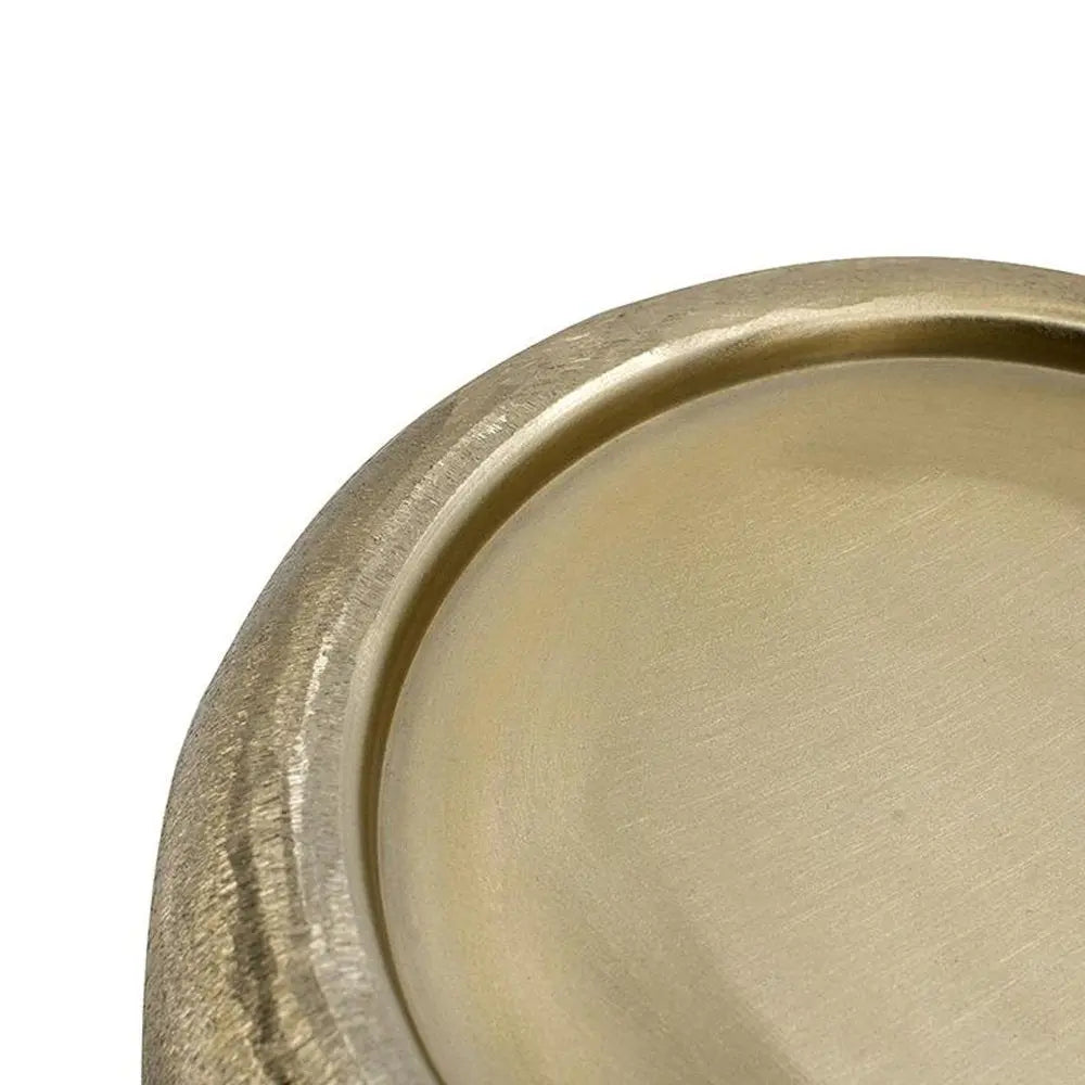 5" Gold Round Aluminum Table Vase - NOBLE HOME INTERIORS