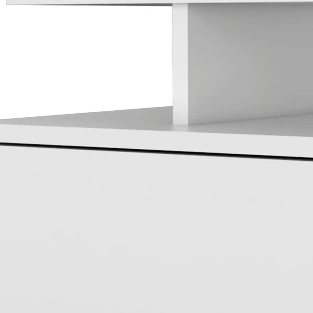 12" Wood One Drawer Floating Nightstand HomeRoots