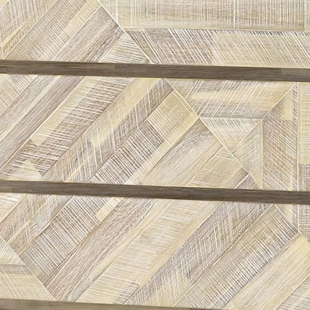 61" Natural Solid Wood Six Drawer Double Dresser HomeRoots