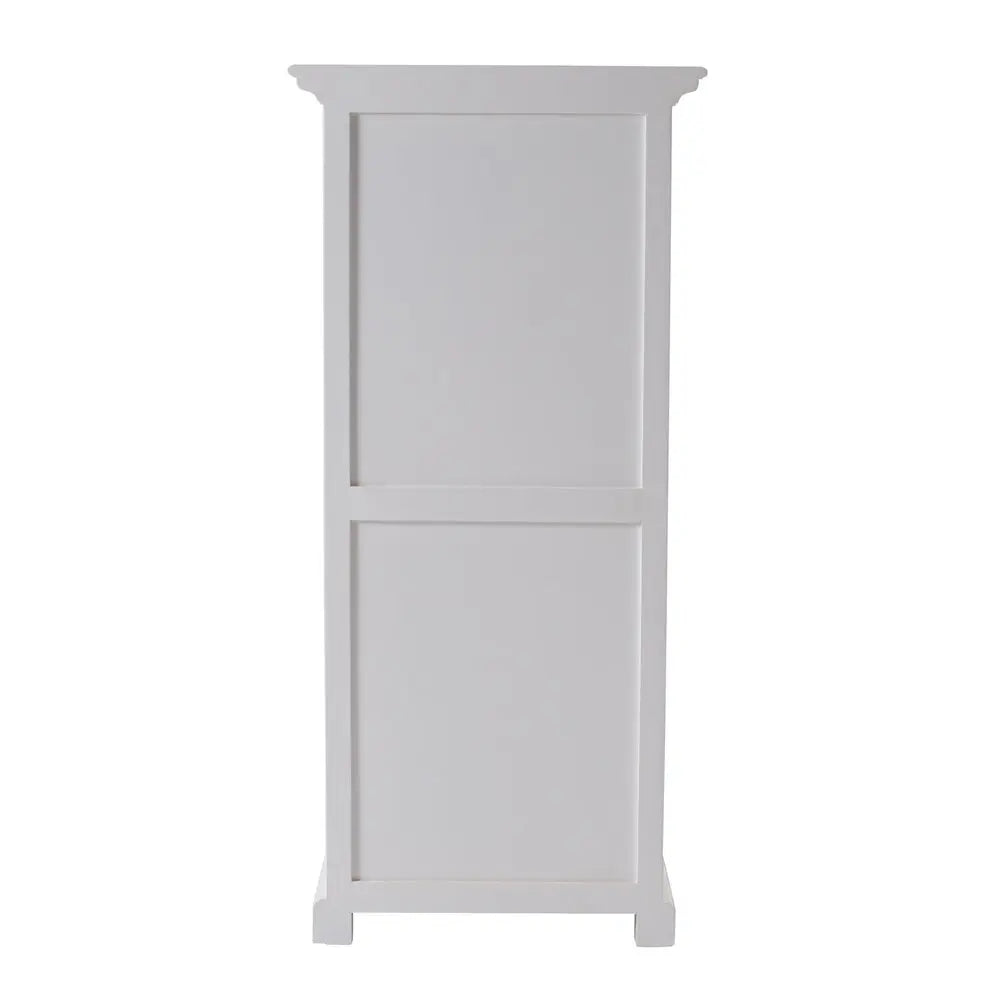 52" White Two Drawer Storage Cabinet With Baskets - NOBLE HOME INTERIORS