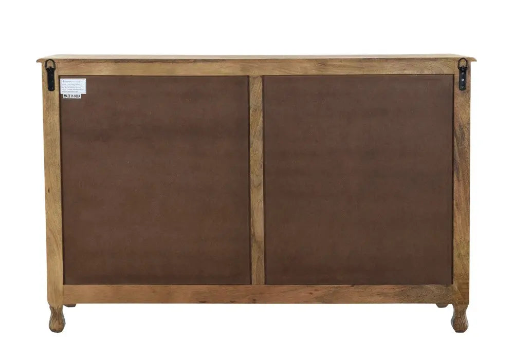 35" Gray Solid Wood Six Drawer Chest HomeRoots