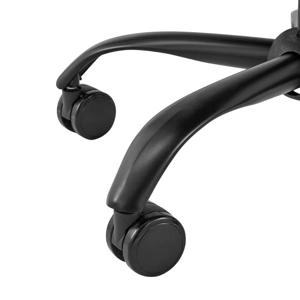 Green and Black Steel and Velvet Adjustable Swivel Rolling Conference Office Chair HomeRoots