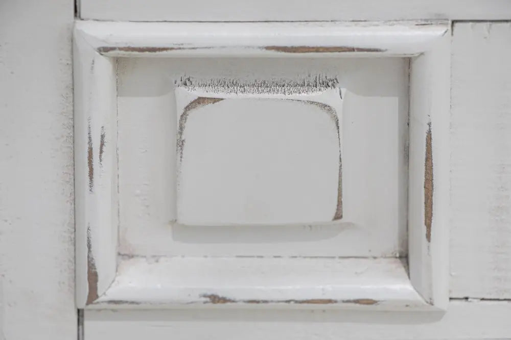 55" White Solid Wood Three Drawer Gentlemans Chest HomeRoots