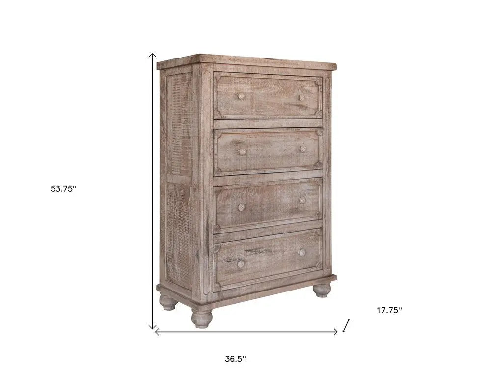 70" Natural Solid Wood Six Drawer Double Dresser HomeRoots