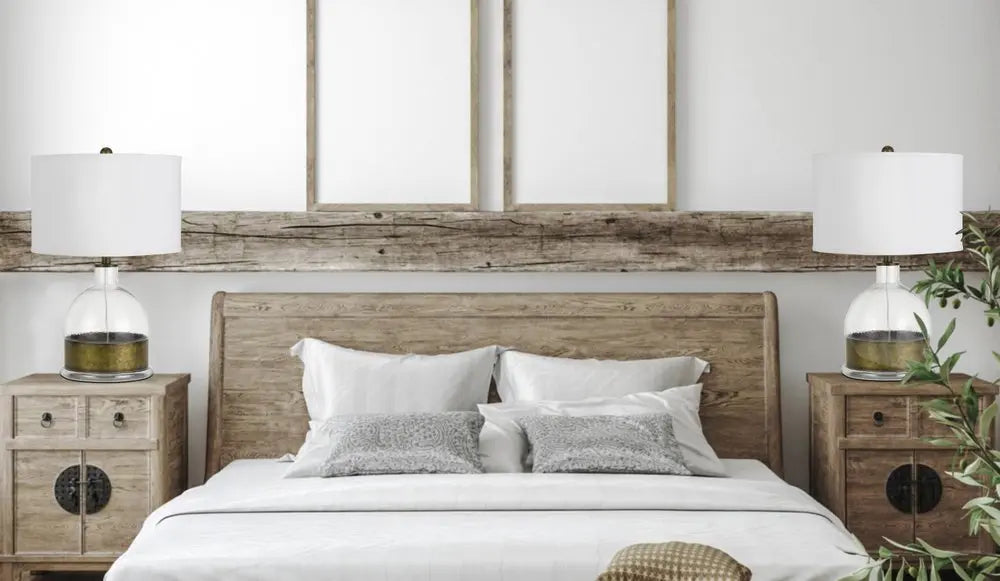 25" Nickel Glass Globe Table Lamp With White Drum Shade HomeRoots