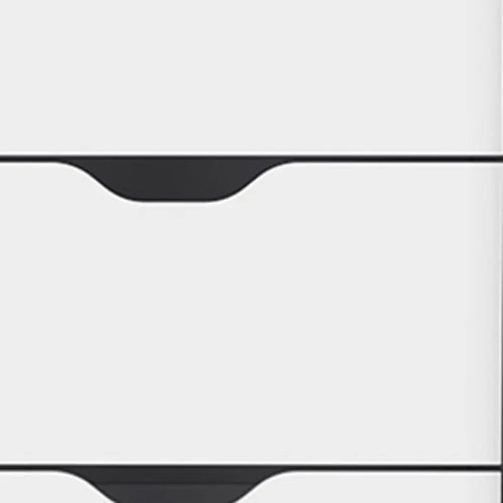 18" White Five Drawer Standard Chest HomeRoots