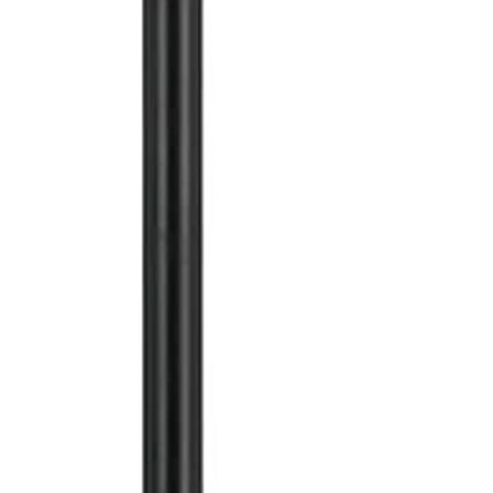 60" Bronze Traditional Shaped Floor Lamp With Tan Square Shade HomeRoots