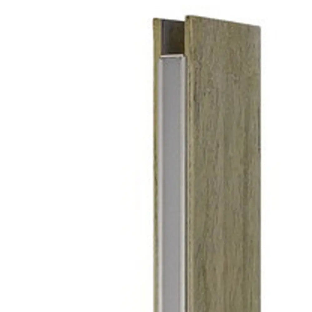 61" Brown Led Traditional Shaped Floor Lamp HomeRoots