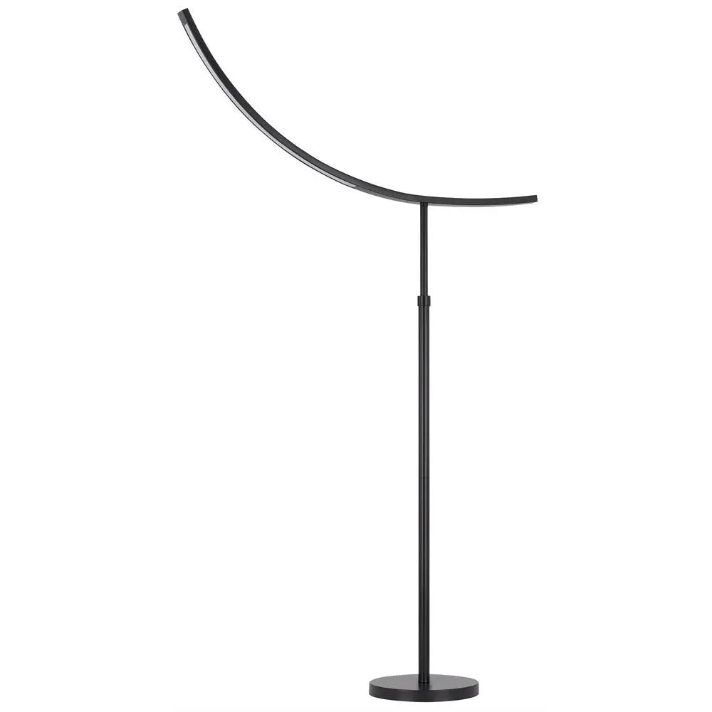 74" Bronze Adjustable Led Traditional Shaped Floor Lamp HomeRoots