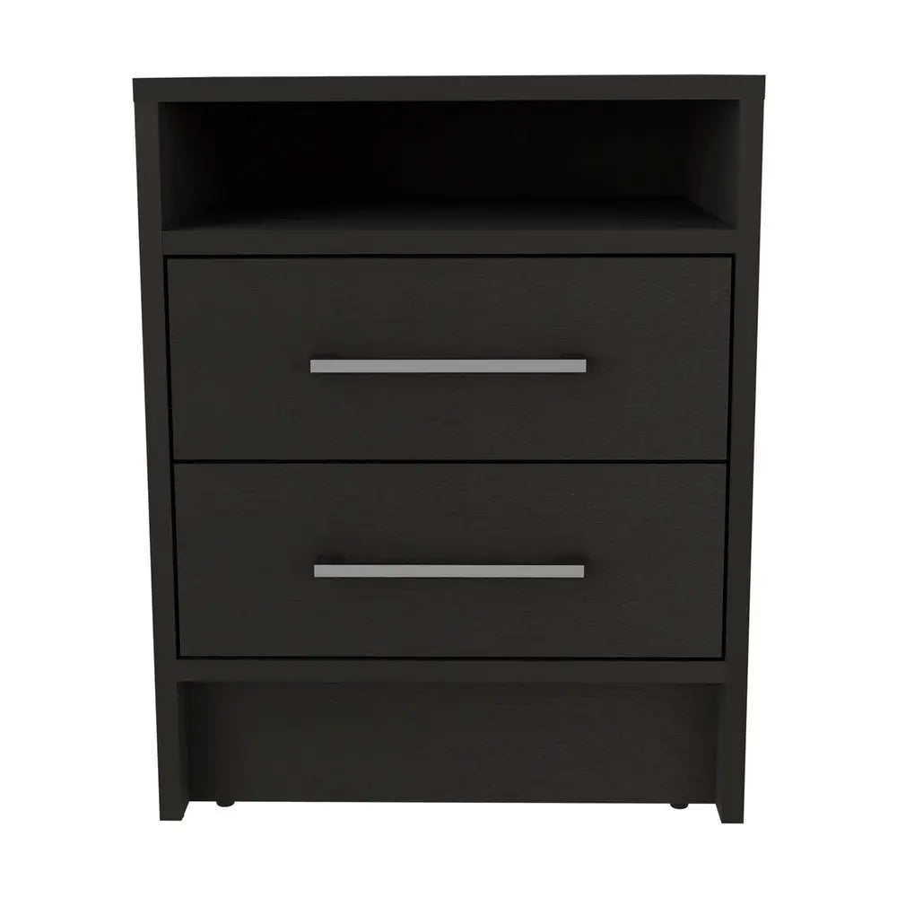 Two Piece Black and Gray Bedroom Set HomeRoots