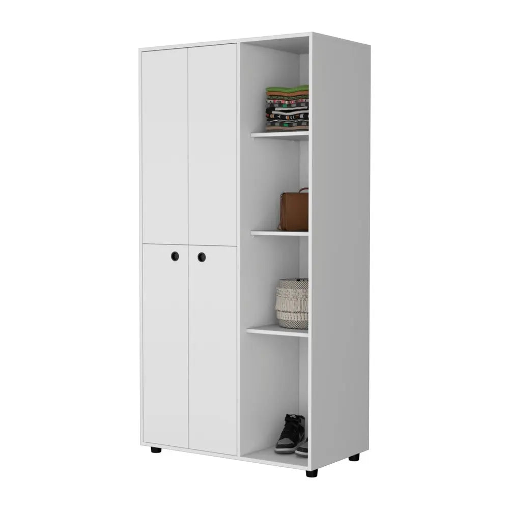 35" White Drawer Dresser HomeRoots