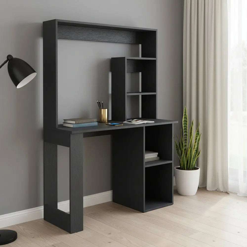 39" Black Computer Desk HomeRoots