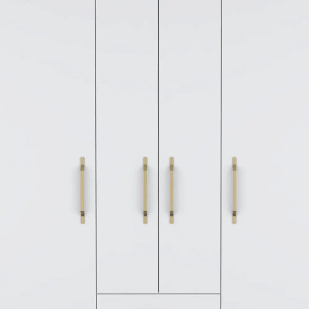 59" White Two Drawer Combo Dresser HomeRoots