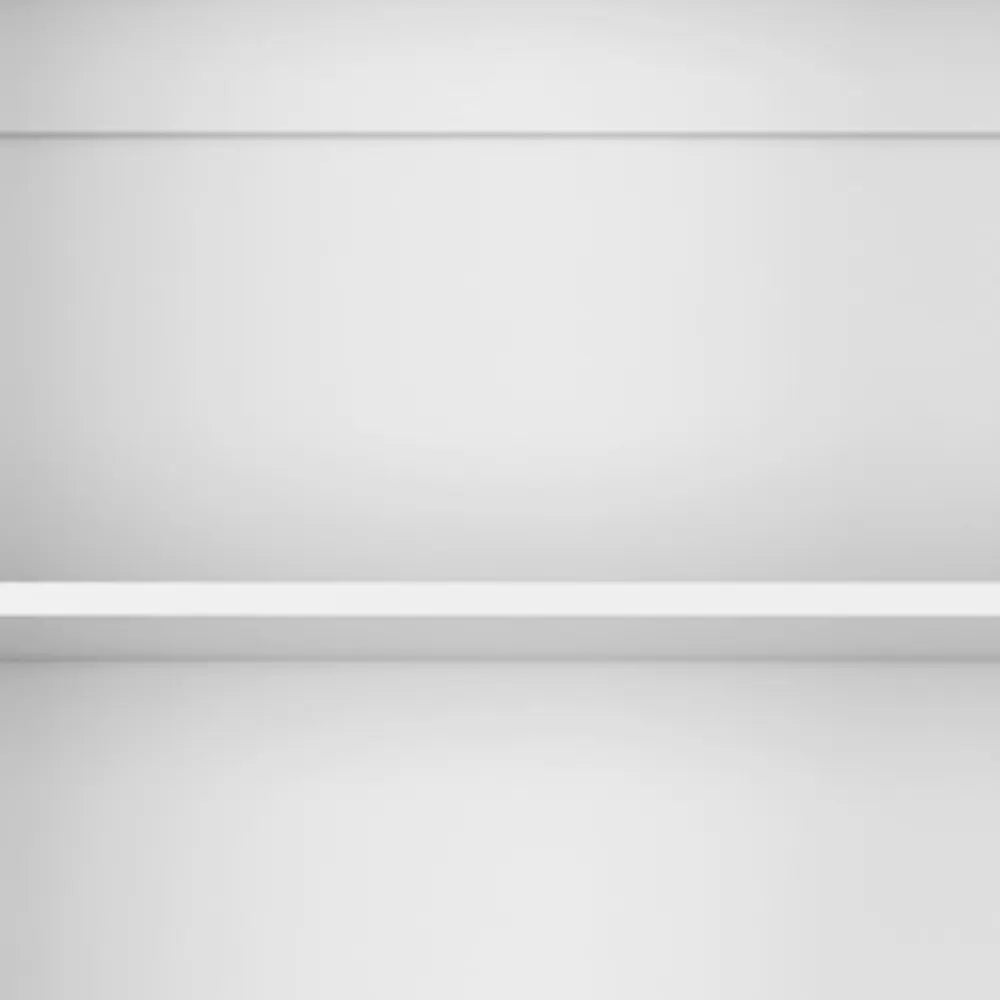 Set of Three White Wood Five Tier Modular Bookcase