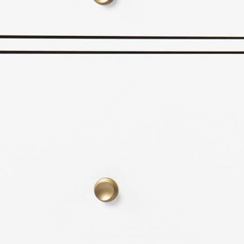 55" White Writing Desk With Four Drawers - NOBLE HOME INTERIORS