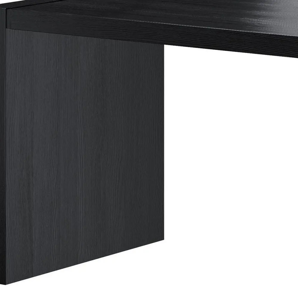 62" Espresso Wood U Shape Computer Desk HomeRoots