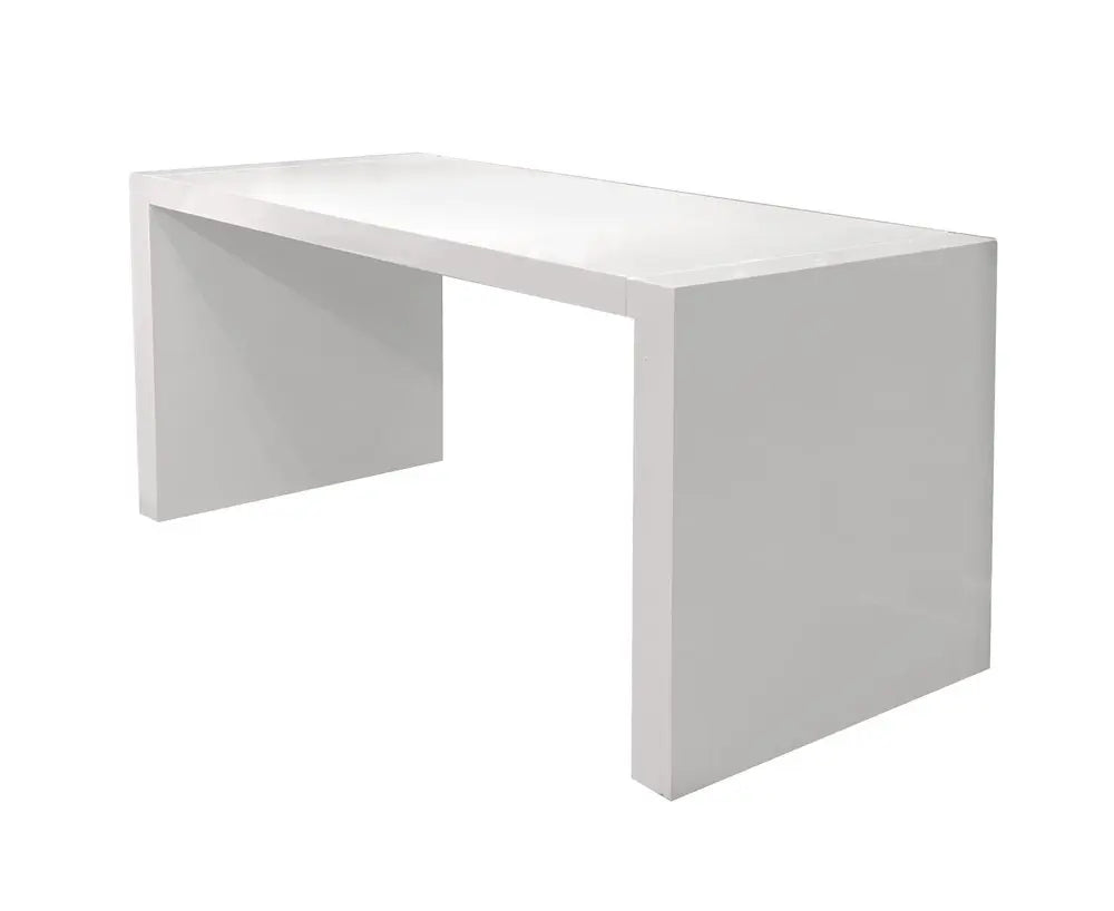 62" White Wood Computer Desk HomeRoots