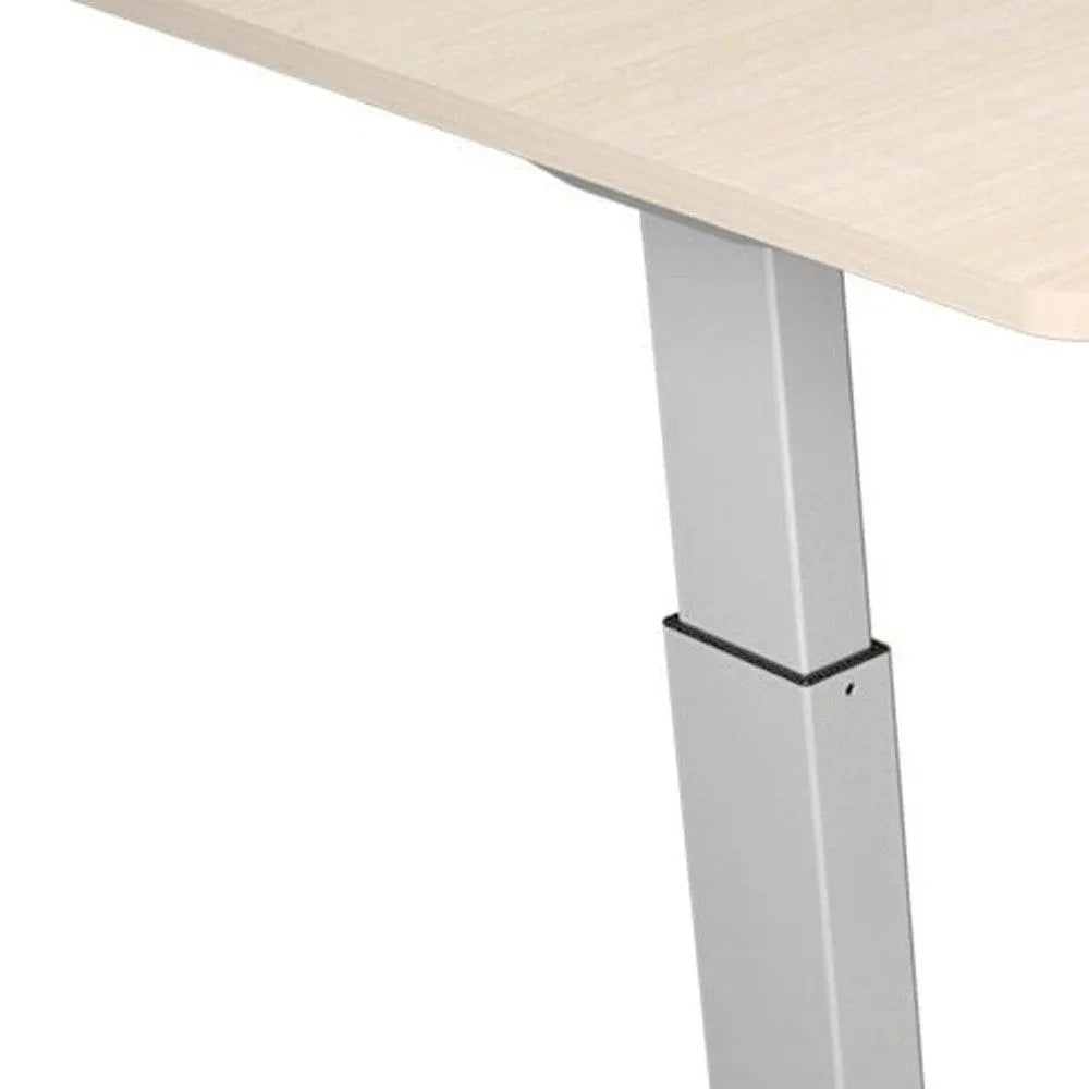 63" Adjustable Beige Standing Desk HomeRoots
