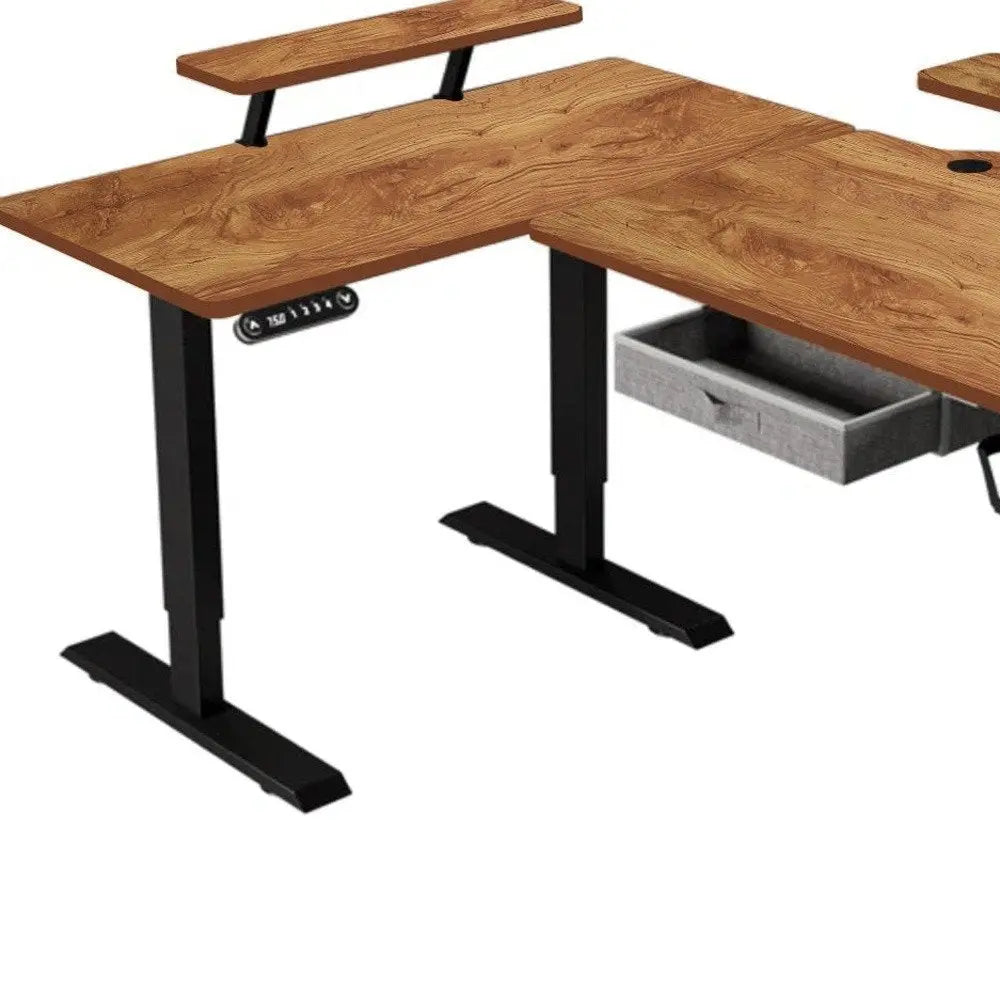 45" Adjustable White Standing Desk HomeRoots