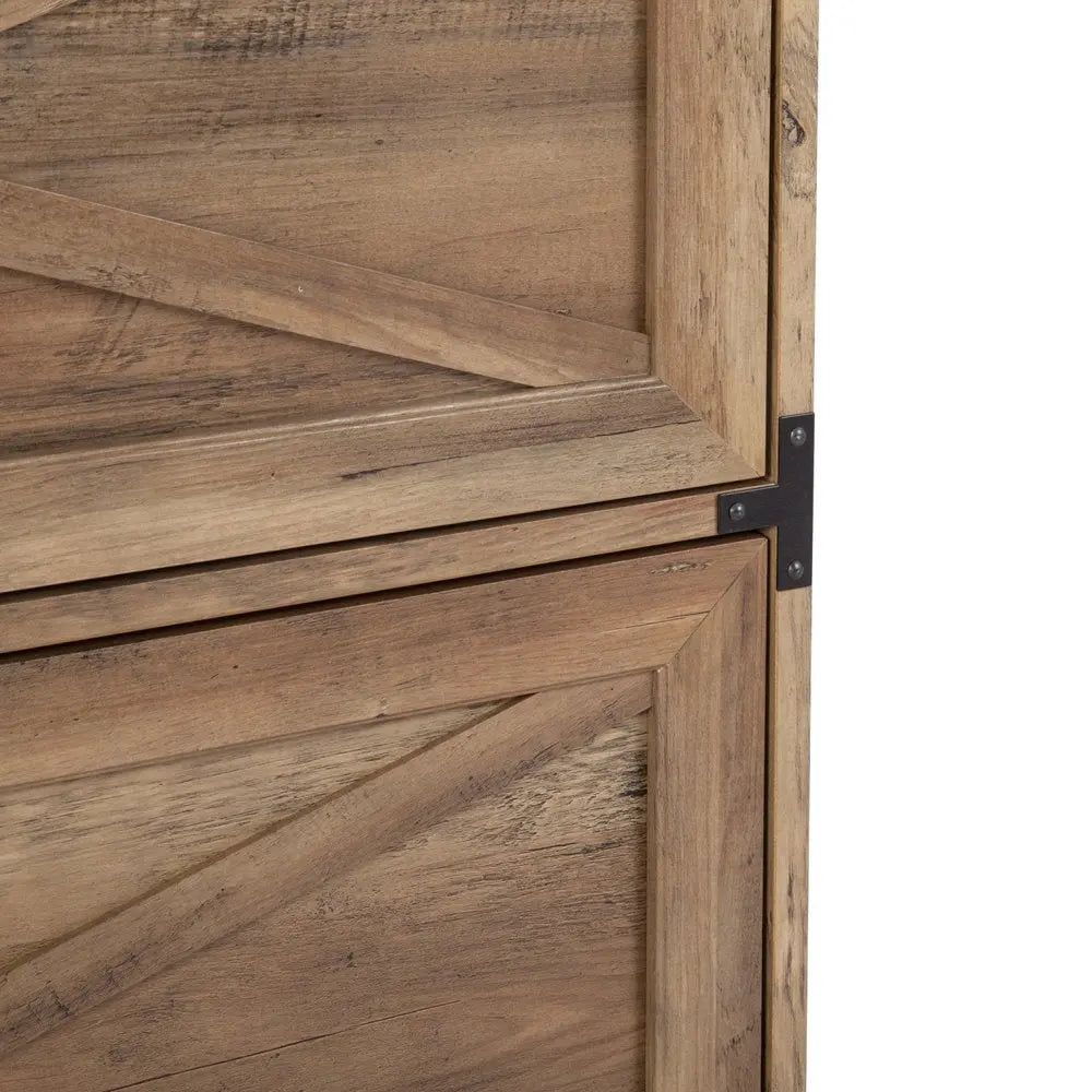 30" Oak Wood Two Drawers Filing Cabinet