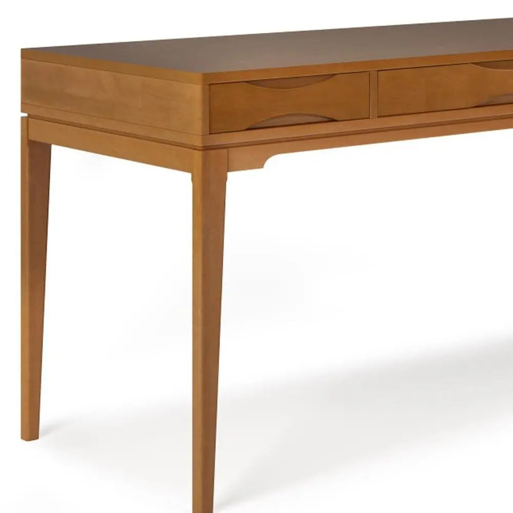 60" Brown Wood Computer Desk - NOBLE HOME INTERIORS