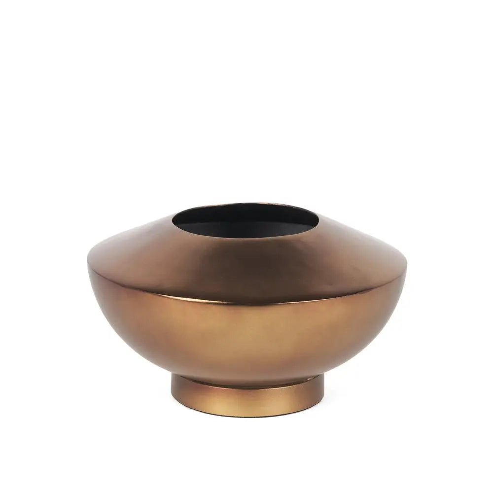 5" Antiqued Bronze Metal Table Vase HomeRoots