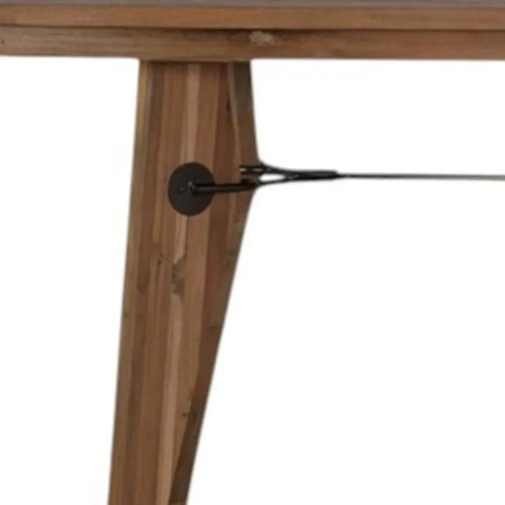 63" Natural Reclaimed Wood Writing Desk - NOBLE HOME INTERIORS