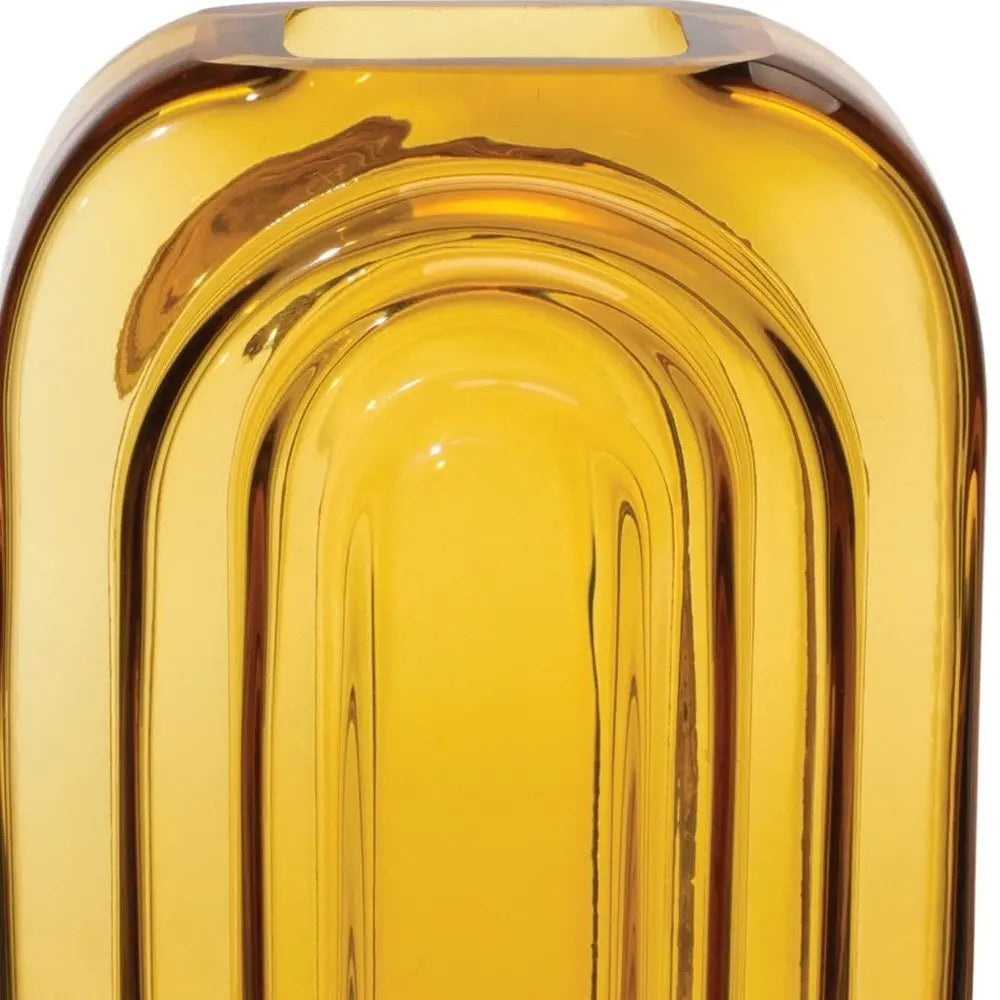 10" Gold Glass Table Vase HomeRoots