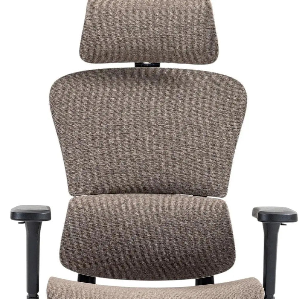 Set of Two Brown and Black Adjustable Height Swivel Rolling Office Chair HomeRoots