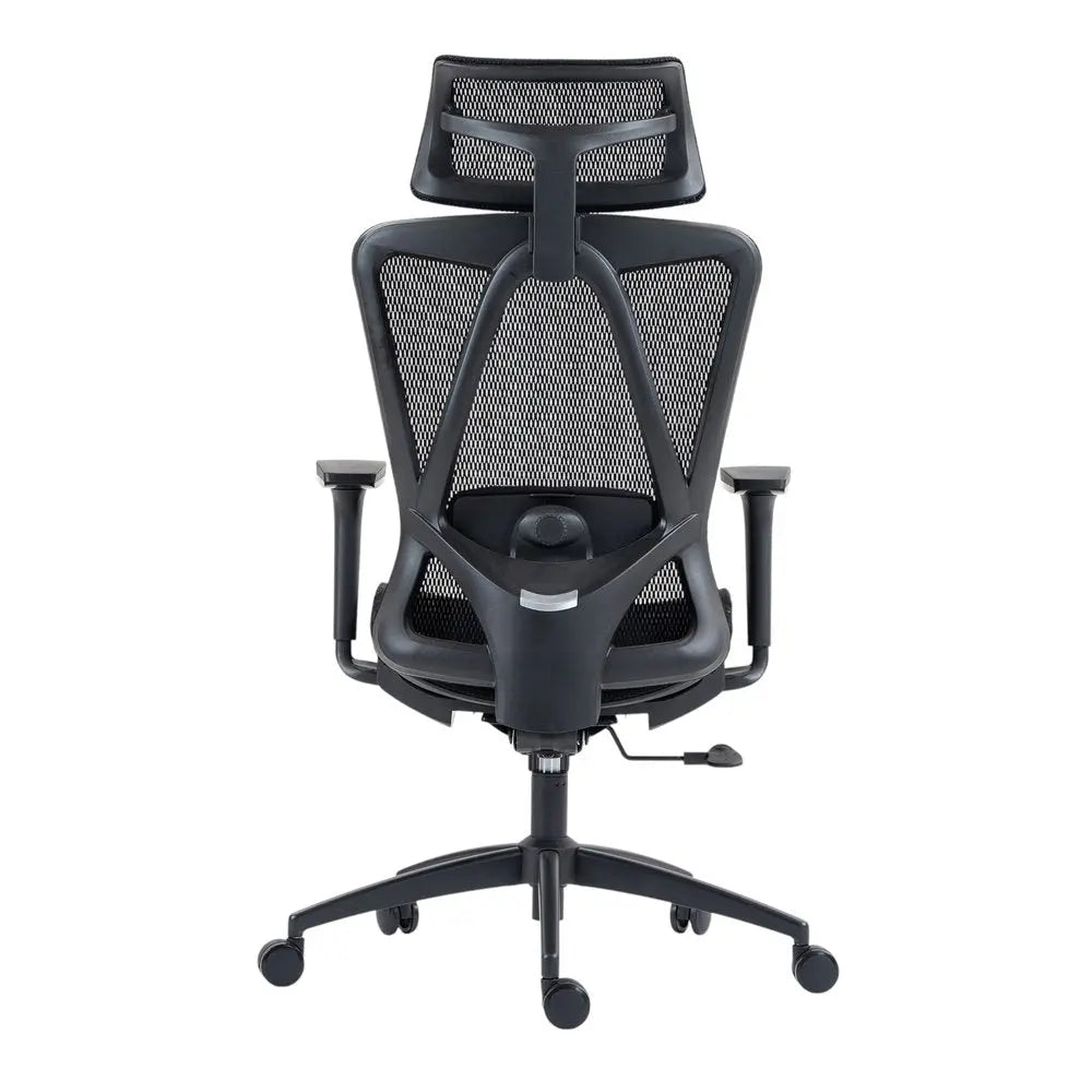 Black Adjustable Height Swivel Rolling Office Chair HomeRoots