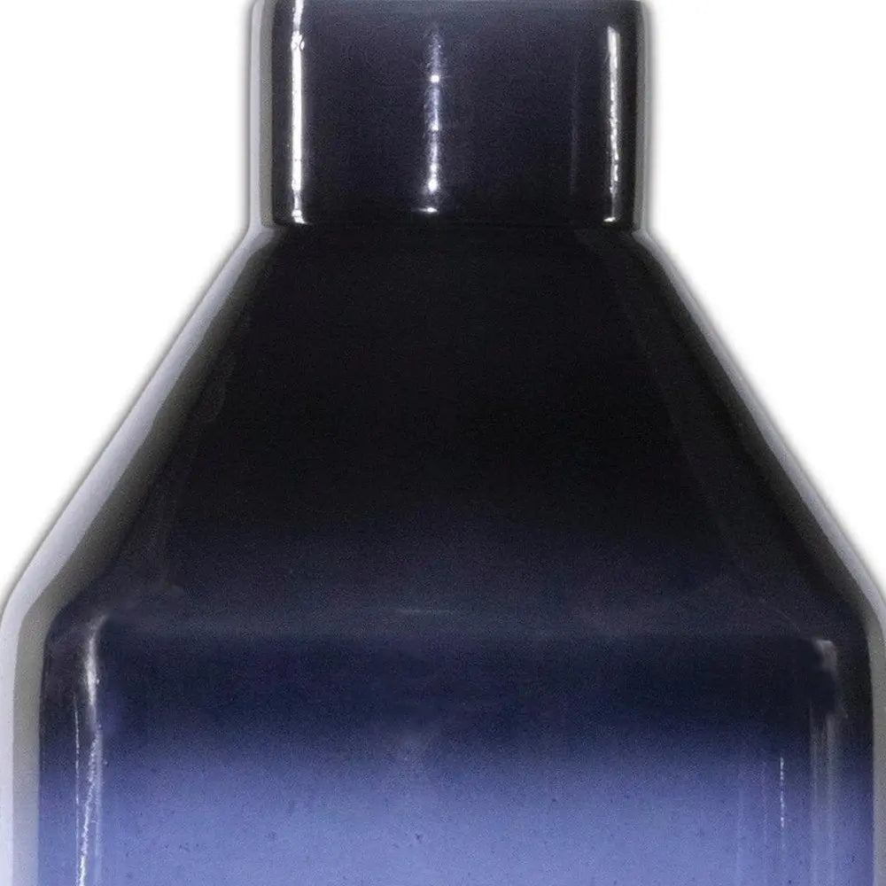 7" Blue Round Glass Table Vase - NOBLE HOME INTERIORS