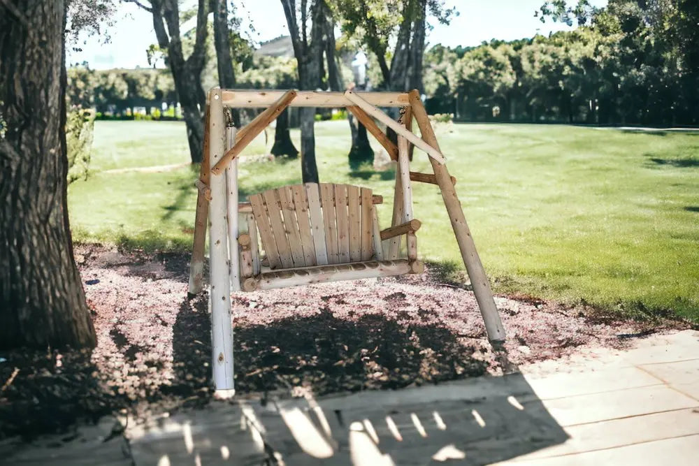 70" Natural Swing Chair - NOBLE HOME INTERIORS