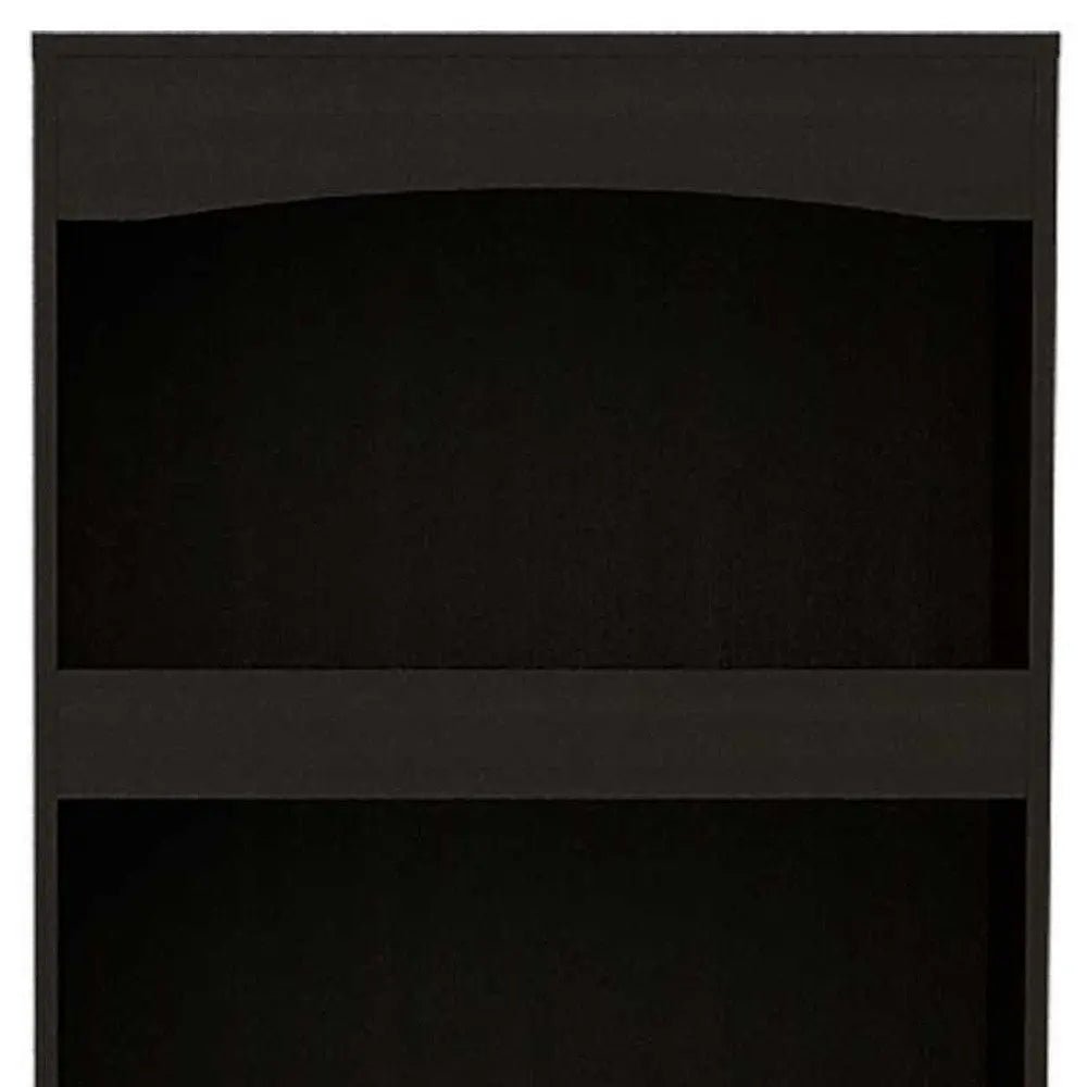 71" Light Gray Wood Three Tier Bookcase with Two Doors - NOBLE HOME INTERIORS