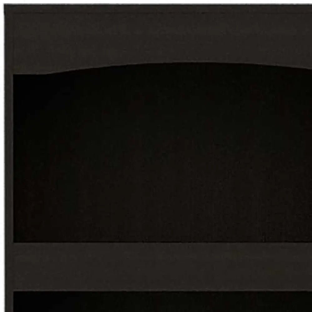 71" Light Gray Wood Three Tier Bookcase with Two Doors - NOBLE HOME INTERIORS