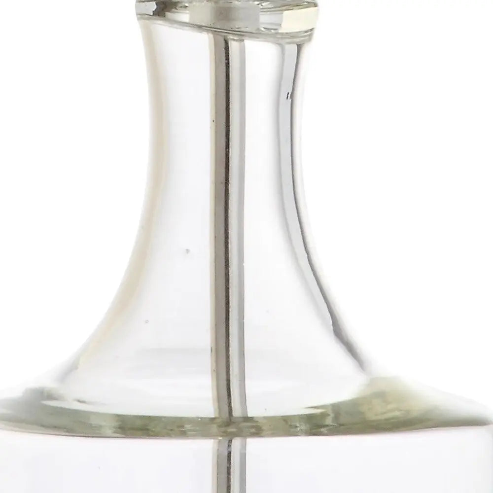 20" Silver Novelty Desk Lamp LED With Drum Shade HomeRoots