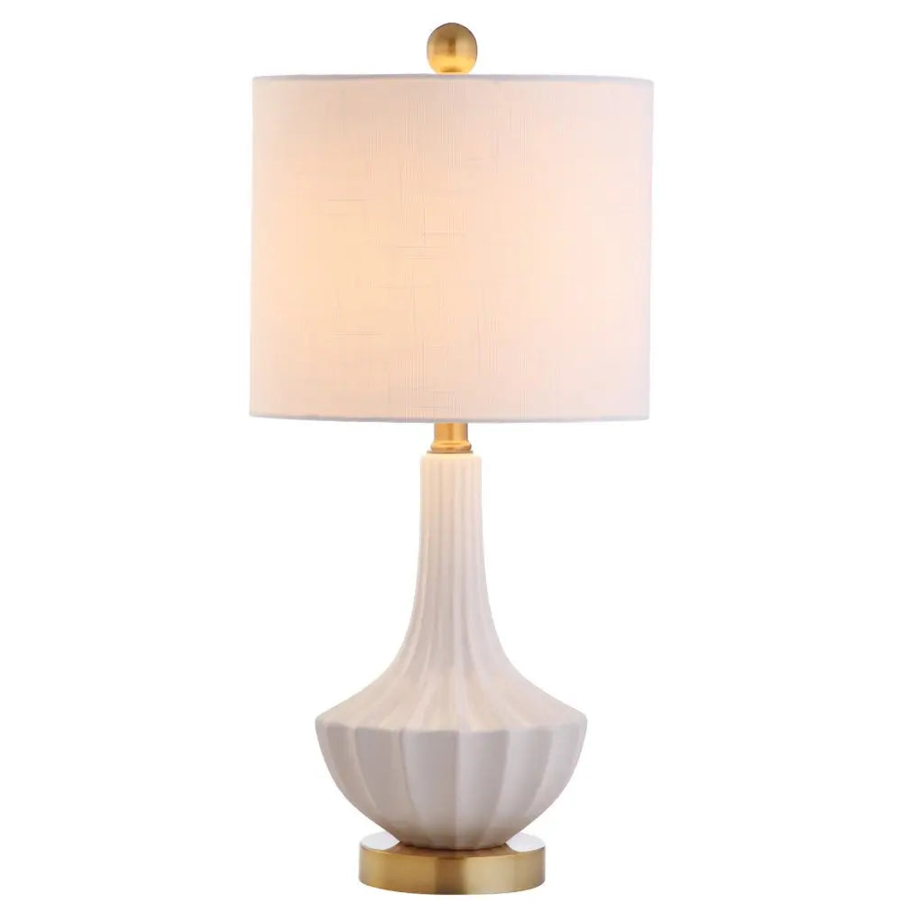 22" Gold Novelty Desk Lamp LED With Globe Shade HomeRoots
