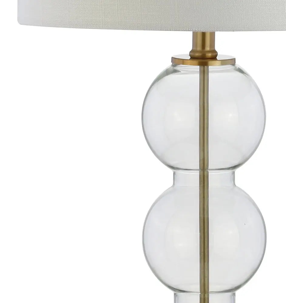 Set of Two 27" Gold Novelty Table Lamps LED With Drum Shades HomeRoots