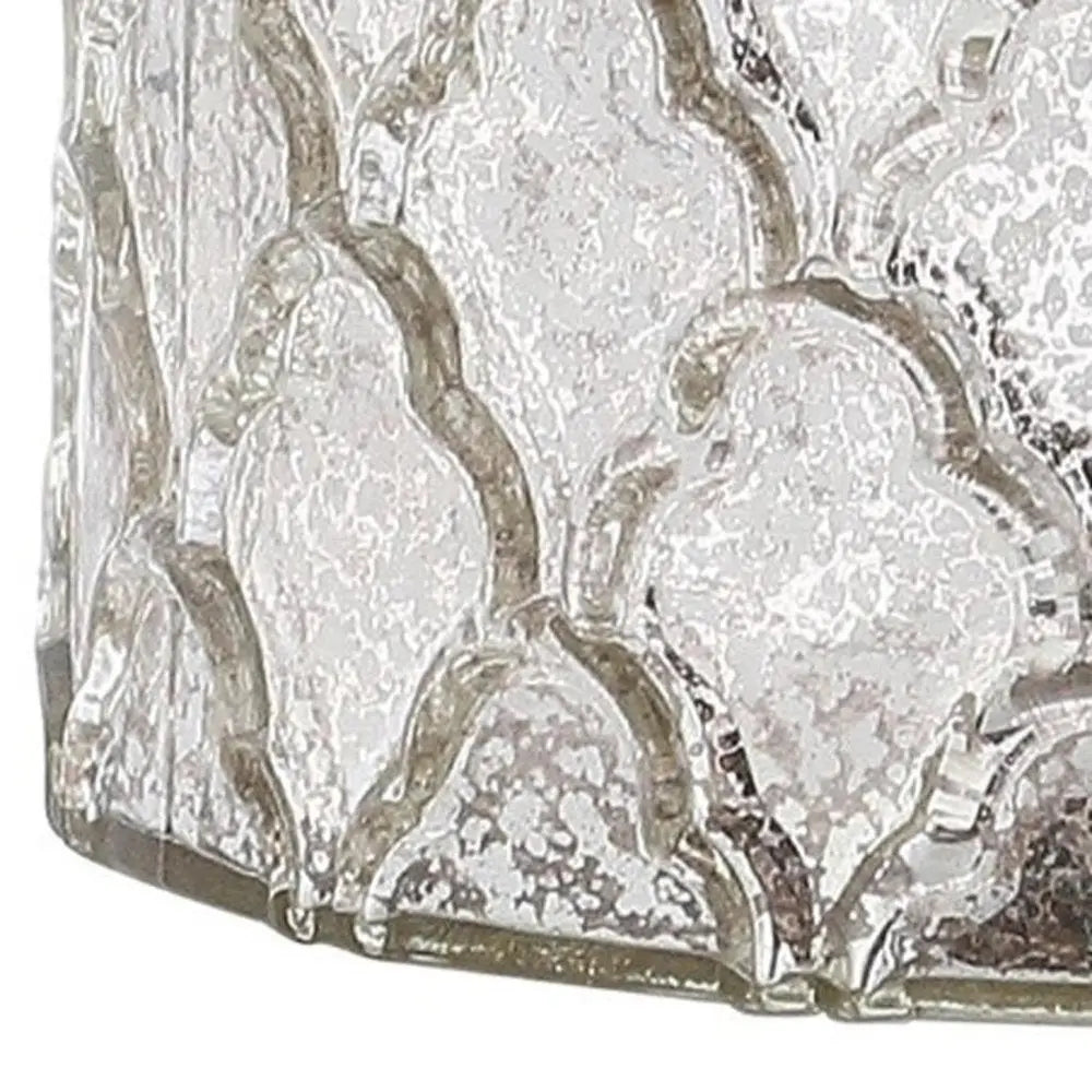 Set of Two 25" Silver Novelty Table Lamps LED With Drum Shades HomeRoots