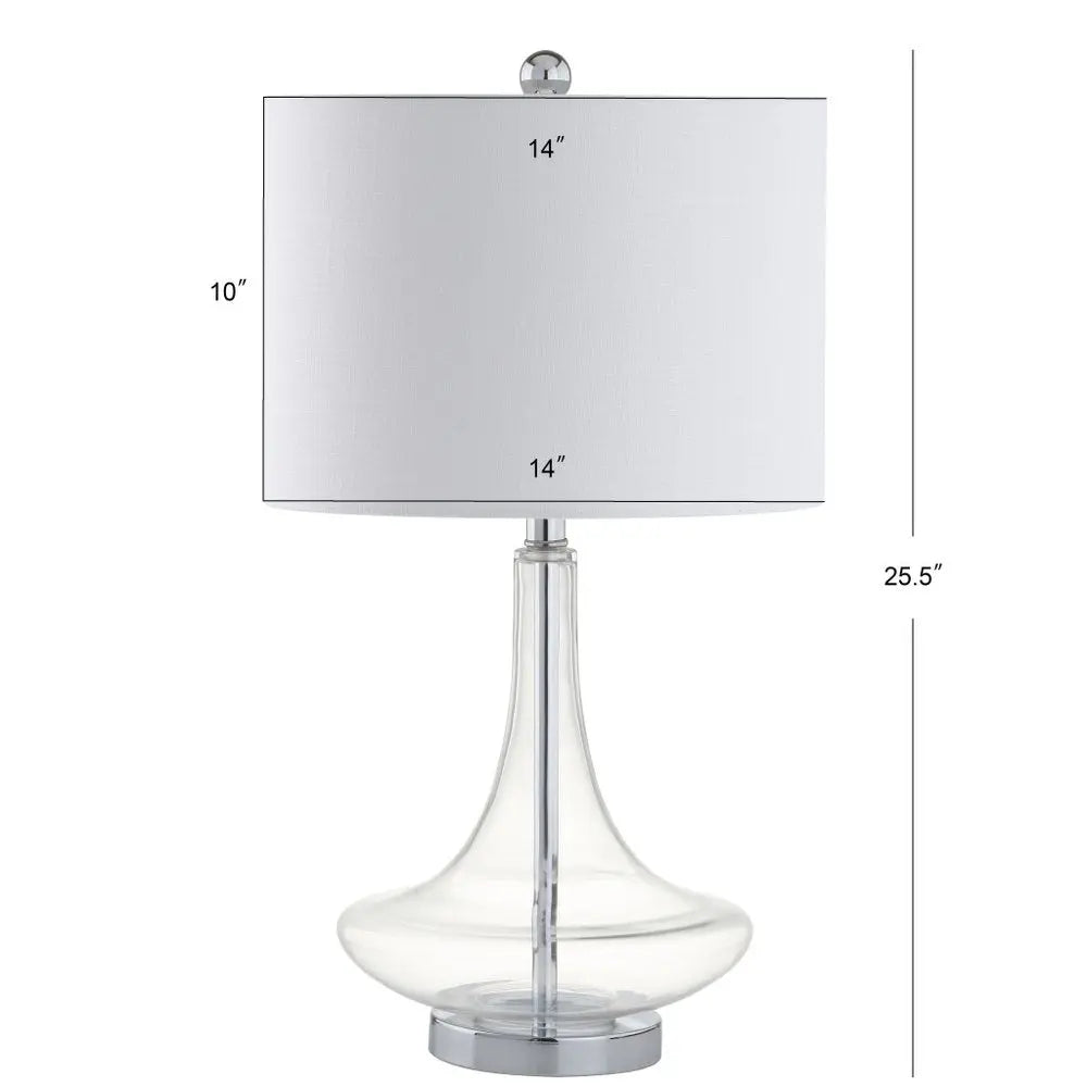 Set of Two 26" Silver Novelty Table Lamps LED With Drum Shades HomeRoots
