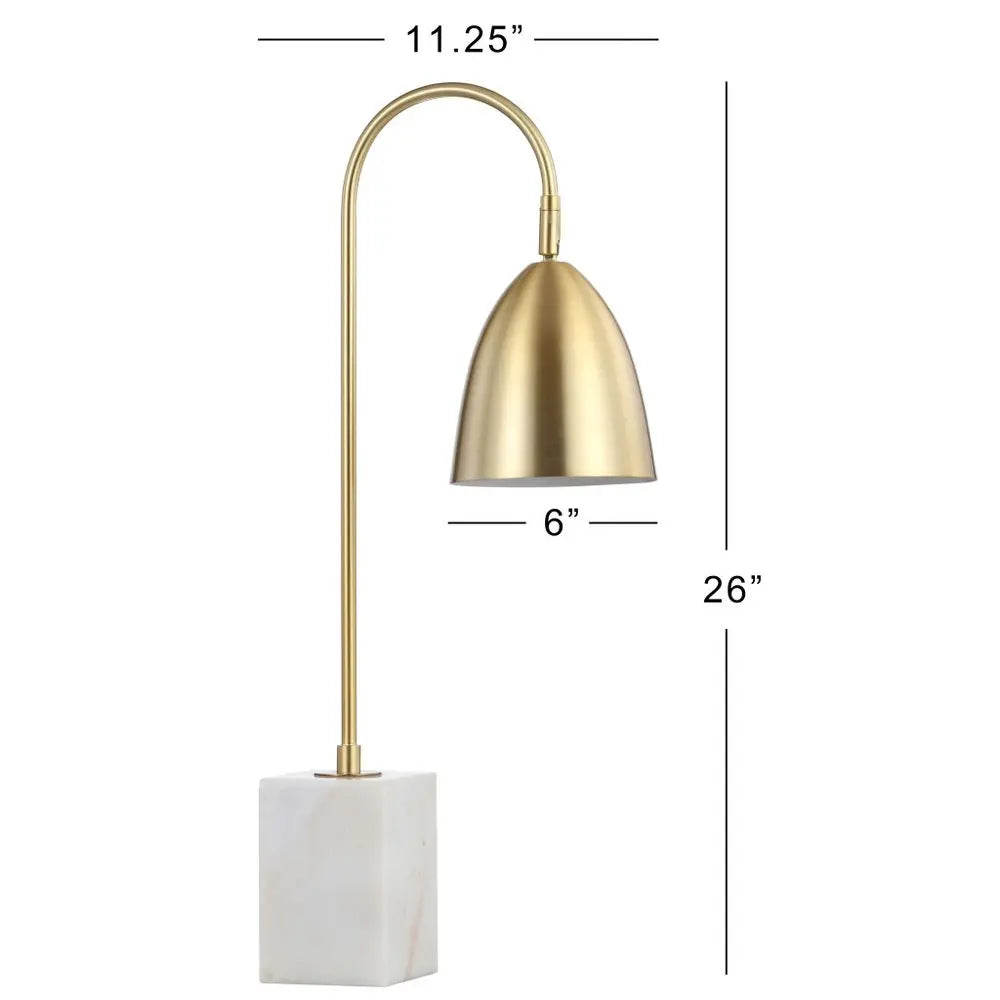 26" White Novelty Table Lamp LED With Novelty Shade HomeRoots