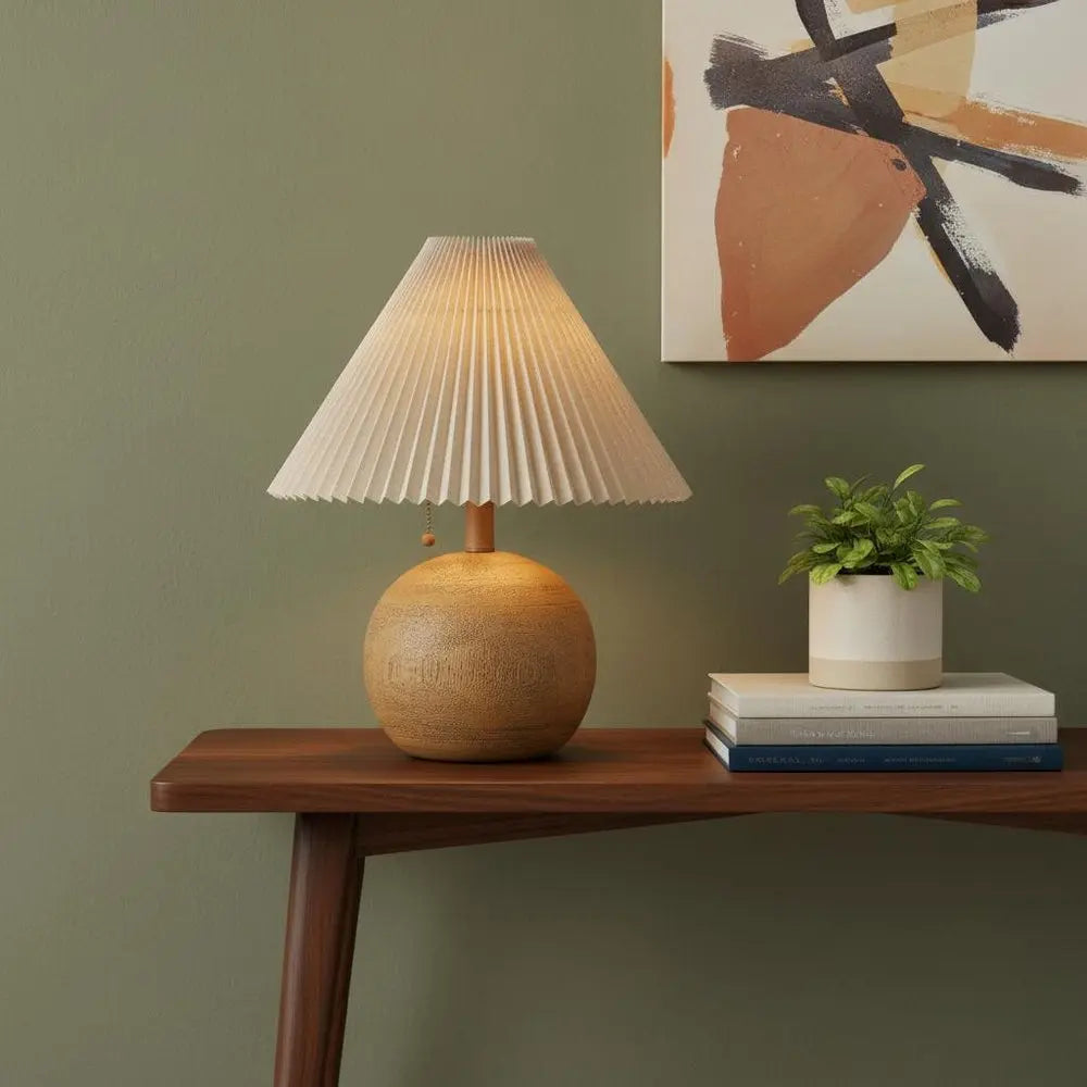 17" Clear Round Table Lamp LED With Empire Shade HomeRoots