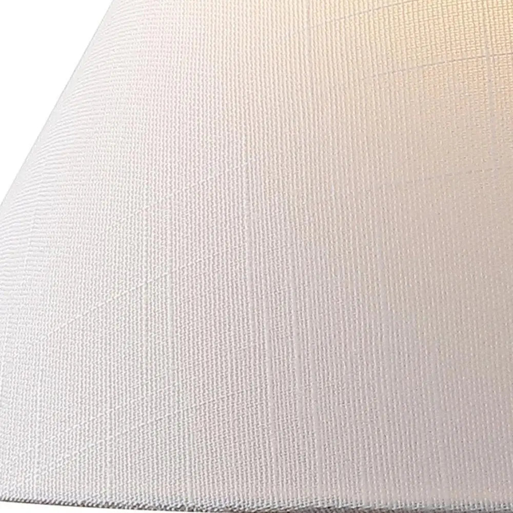 16" Beige Novelty Table Lamp LED With Empire Shade HomeRoots