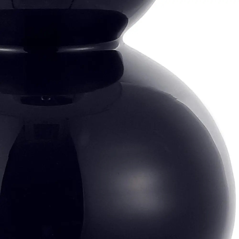 Set of Two 22" Silver Gourd Table Lamps LED With Drum Shades HomeRoots