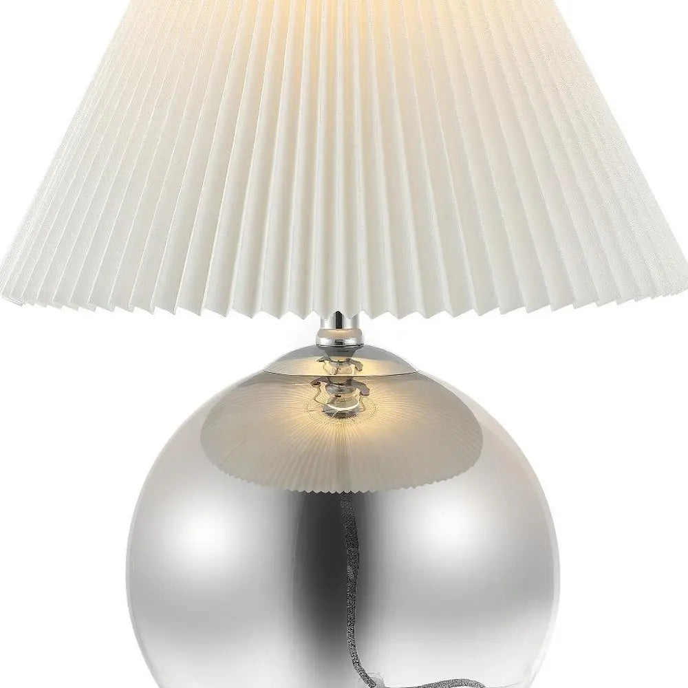 23" Clear Globe Table Lamp LED With Empire Shade HomeRoots
