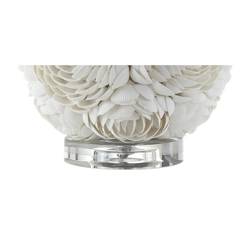 24" Clear Novelty Table Lamp LED With Drum Shade HomeRoots