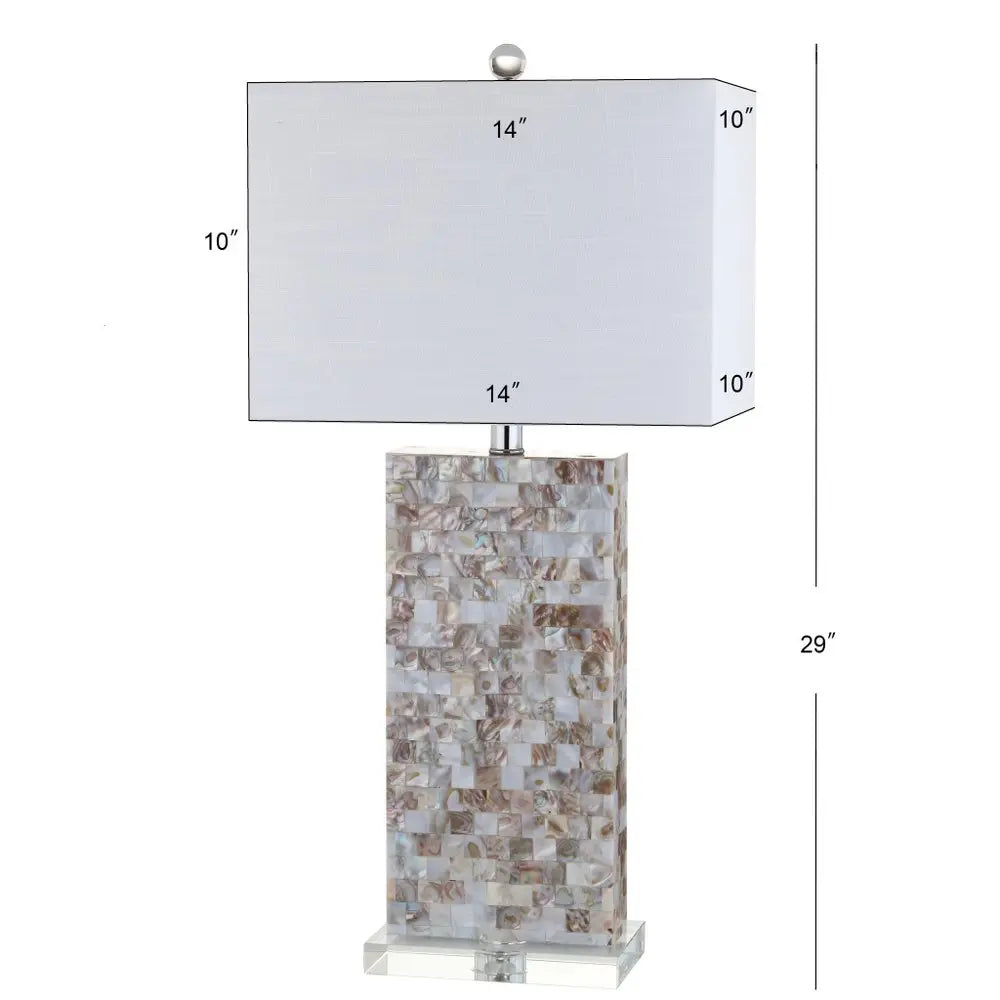 29" Clear Novelty Table Lamp LED With Shade HomeRoots
